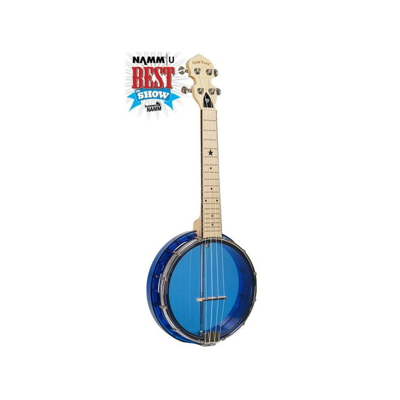 Goldtone LG-S Little Gem Banjolele, Sapphire