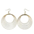 thumbnail image 1 of Gold-Tone Metal Dangle-Earrings #LQE2243, 1 of 2