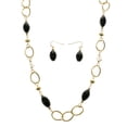 thumbnail image 1 of Gold-Tone Necklace with Matching Earrings set, 1 of 3