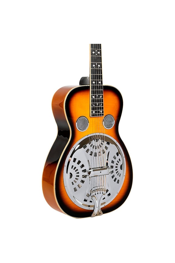 PBR-D Paul Beard Signature Series Left-Handed Roundneck Resonator Guitar Deluxe Tobacco Sunburst Tobacco Sunburst