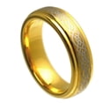 thumbnail image 1 of Gold-Tone Plated Tungsten 6MM Eternity Celtic Knot Band Ring Size 7, 1 of 3
