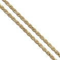 thumbnail image 1 of Gold-Tone Stainless Steel Rope Chain 2.2mm Solid Cord Necklace 24" Gray Jewelry Female Unisex, 1 of 5