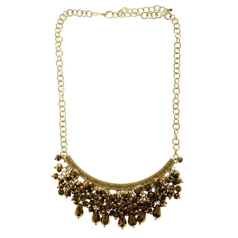 Brown 2024 statement necklace