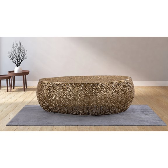 Gold Tone - Sturdy Build - Primary Living Place - A Stylish Focal Point