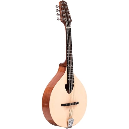 Gold Tone Traditional Irish Mandola with Case Gloss Natural