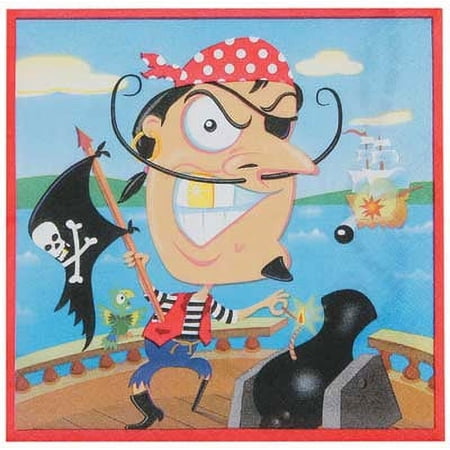 Gold Tooth Pirate Small Napkins (16ct)