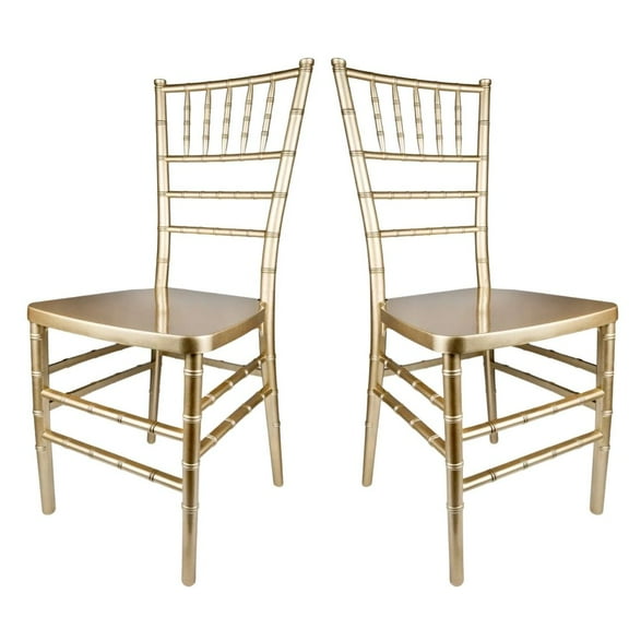Gold ToughResin Chiavari Chair Qty 2 Some Assembly Required by Chivari
