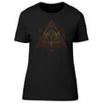 thumbnail image 1 of Gold Triangle Square Art T-Shirt Women -Image by Shutterstock, Female XX-Large, 1 of 4