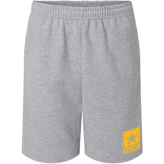Gold US Army Star Super-comfort sweatshorts