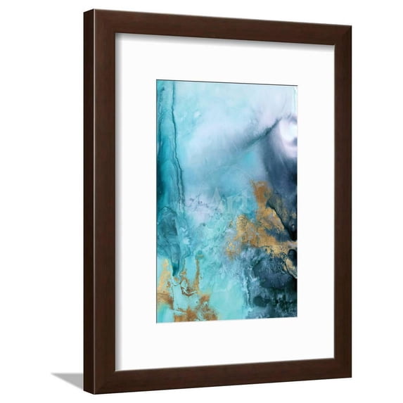 Gold Under the Sea I, Abstract Framed Art Print Wall Art by Eva Watts Sold by Art.Com