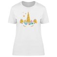 thumbnail image 1 of Gold Unicorn Horn T-Shirt Women -Image by Shutterstock, Female Small, 1 of 2