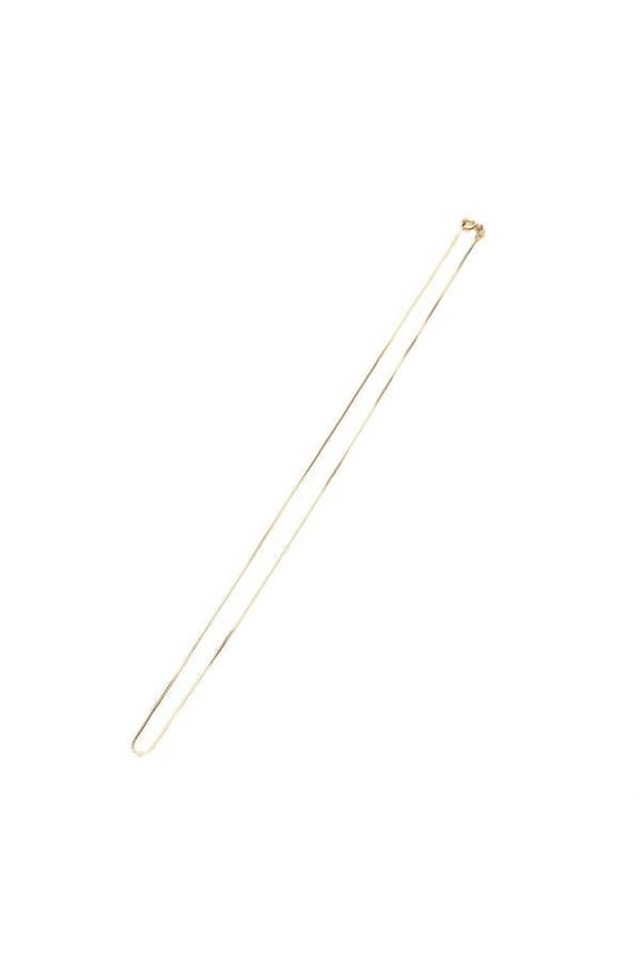 Gold Vermeil 18-inch Box Chain 22k Gold