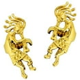 thumbnail image 1 of Gold Vermeil Left And Right Kokopelli Musician Ear Cuff Wrap Set, 1 of 1