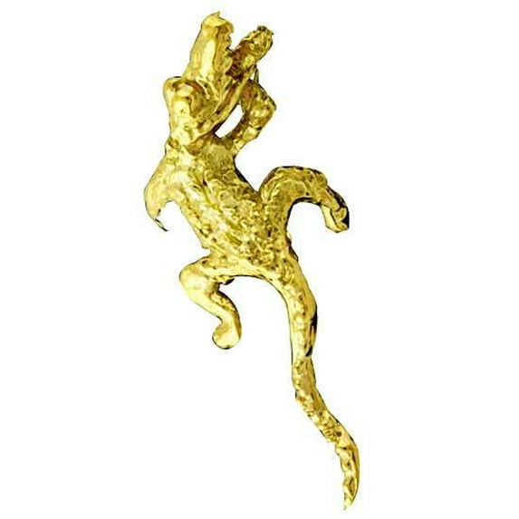 Gold Vermeil Right Only Alligator Crocodile Ear Cuff Wrap