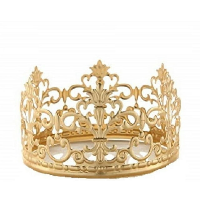Gold Vintage Mini Princess Crown Cake Topper Crown Cake Topper Small Wedding