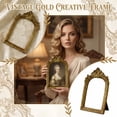 thumbnail image 1 of Gold Vintage Wall Mirror Ornate Gold Frame Mirror Decorative Wall Mounted Mirror for Living Room Bedroom Entryway Home Office, 1 of 6