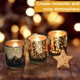 thumbnail image 1 of Gold Votive Candle Holders Set of 24 Speckled Mercury Gold Glass Candle Holder Bulk Ideal Candle Jars for Wedding Christams Centerpiece Table Decorations Valentines' Day Decor, 1 of 9