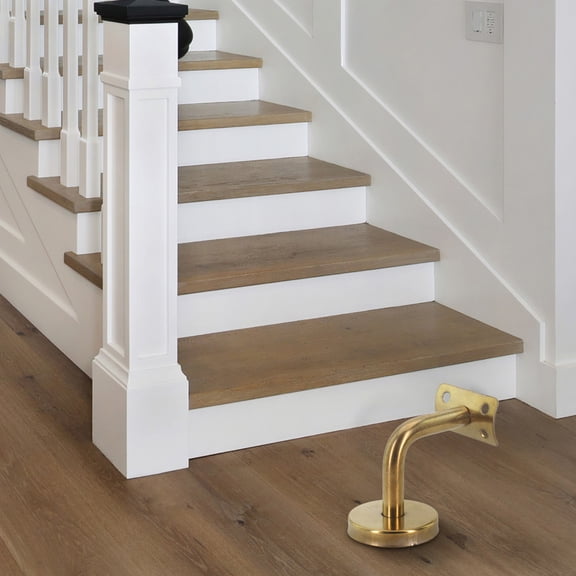 Gold Wall Mounted Handrail Bannister Support Bracket for Stairs
