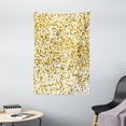thumbnail image 1 of Gold and White Tapestry, Party Celebration Themed Confetti Like Squares Abstract Ombre Image, Wall Hanging for Bedroom Living Room Dorm Decor, 40W X 60L Inches, Yellow and White, by Ambesonne, 1 of 2