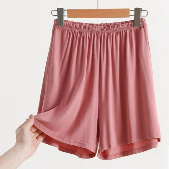 Gold Womens Pants Bit Cotton Loose Oversized Shorts Summer New Fashionable Casual Pants Thin Breathable Simple Home Three Part Pants Sweatpants Womens Fashion