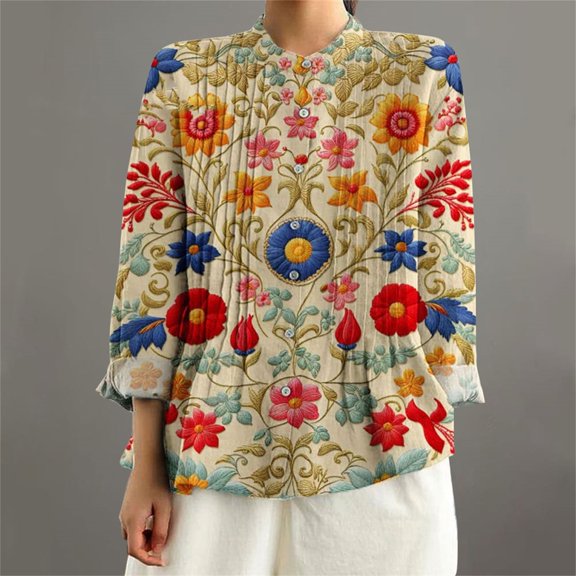 Gold Womens Summer Tops Women’s Pleated Shirt with Retro Front Pleats – Soft Linen Like Fabric Easy Regular Fit Elegant Design Features: Going Out Tops for Women