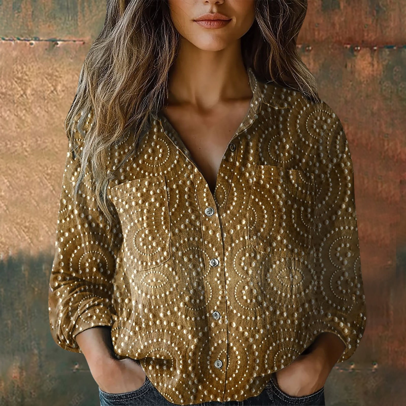 slim fit dress slacks Sequin Shirt Dress Gold / Medium main image 0