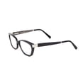 thumbnail image 1 of Gold & Wood B29 Cateye Eyeglass Frames 54mm Black, 1 of 3