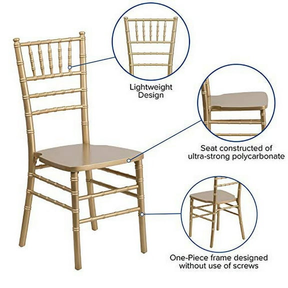 Gold Wood Chiavari Chair