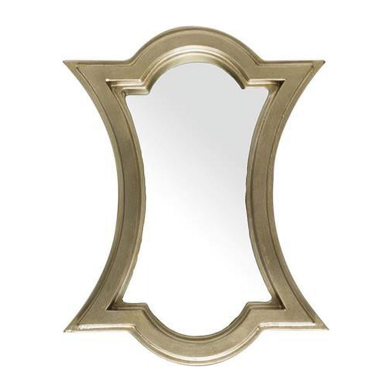 Gold Wood Frame Wall Mirror