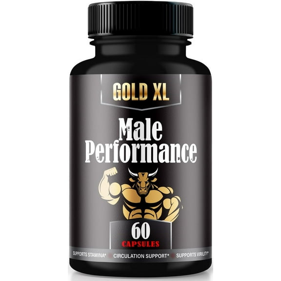 Gold XL Supplement, Official GoldXL Pills, All-Natural Capsules To Support Physical Wellness and Energy, Nutritional Formula, Gold X L Premium Pastillas Review (60 Capsules)