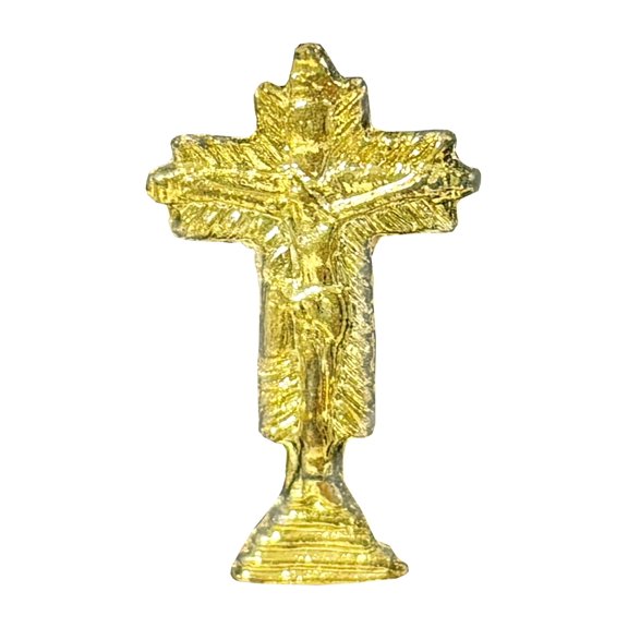 Gold accent catholics lapel pins