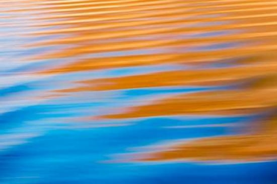 Gold and Blue III Canvas Art - Kathy Mahan (24 x 36)