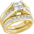 thumbnail image 1 of Gold and Diamond 73855 0.52Ctw Diamond Bridal Set - 10KYG, 1 of 1