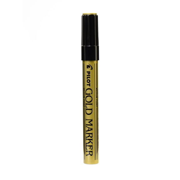 Gold and Silver Markers gold, medium (pack of 6)