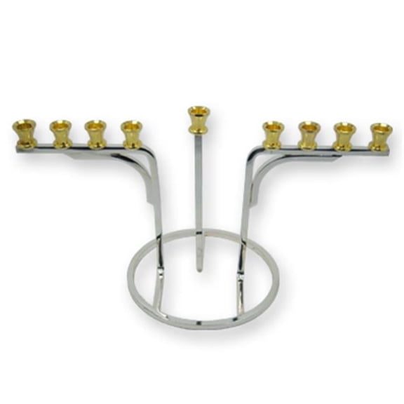 Gold and Silver Plated Menorah