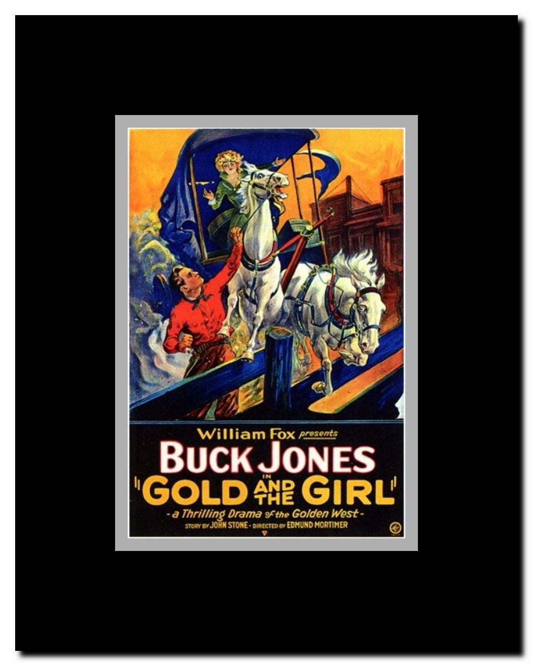 Gold and the Girl Framed Movie Poster