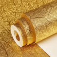 thumbnail image 1 of Gold foil waterproof silver thick brushed ceiling golden wallpaper entertainment bar KTV background wall PVC wallpaper-Gold, 1 of 4
