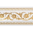 thumbnail image 1 of Gold on French White Floral Chair Rail 94 Inch, 1 of 5