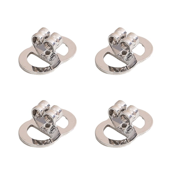Gold or Silver Earring Backs With Secure 8 Shape Structure For Large Earrings Comfort Fit Generic Compatibility