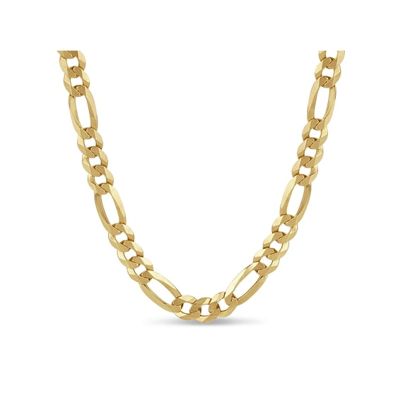 Gold over Sterling Silver Figaro Link Chain Necklace, 24 Inches