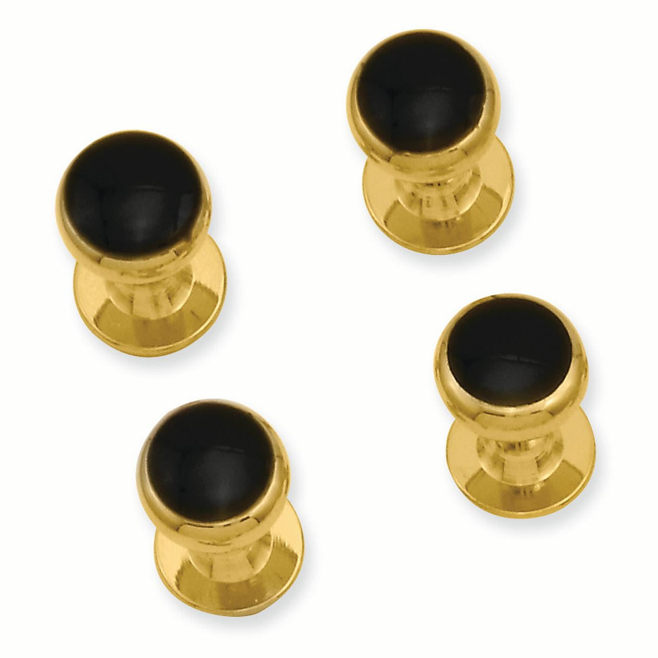 slim fit dress slacks Fox Shirt Studs Tie Tac Pin 14k Yellow Gold Men's Suit Accessories main image 0