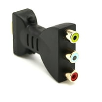 Gold-plated HDMI to 3 RGB RCA Video Audio Adapters AV Component Converters