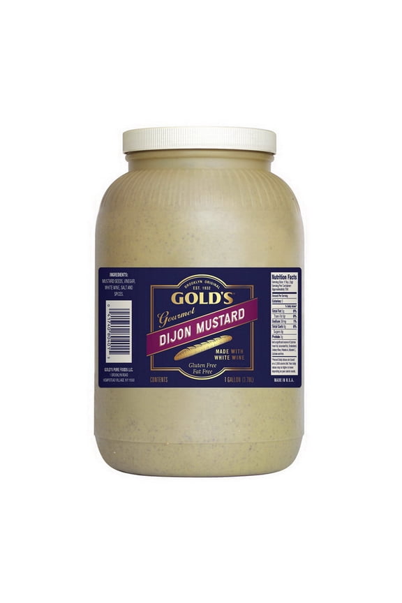 Dijon Mustard Dijon Mustard Bulk, 1 Gal - Case of 4