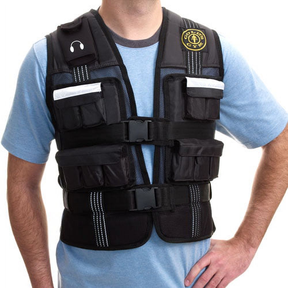 Gold's Gym 20 lbs. Adjustable Weighted Vest - image 1 of 5