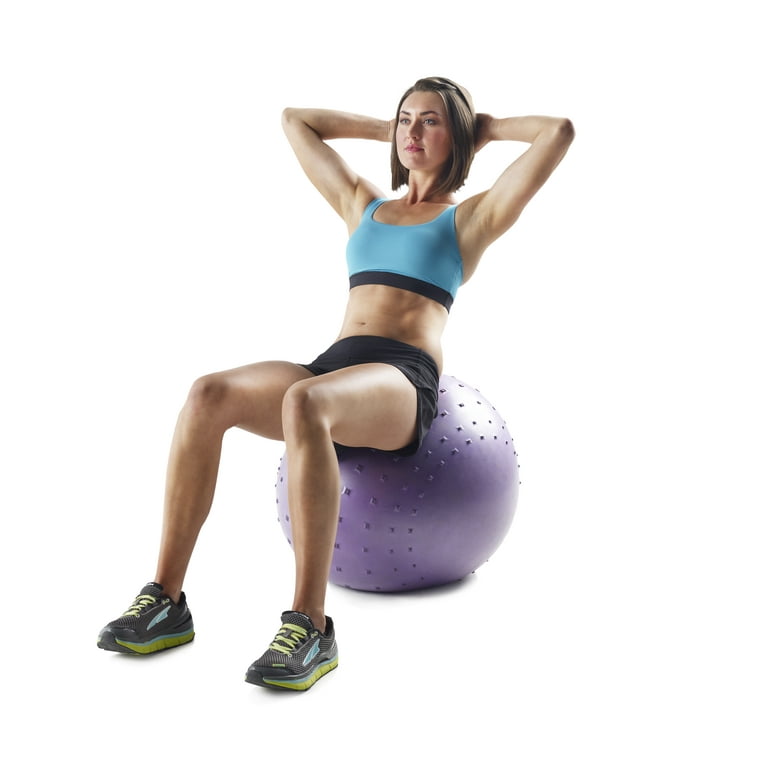 Gold s Gym 55 cm Anti Burst Performance Exercise Ball with Pump