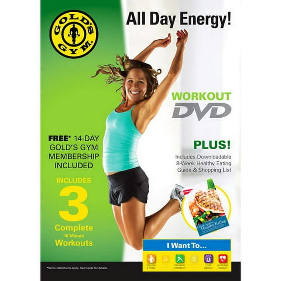 Gold's Gym All Day Energy! DVD