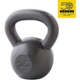 thumbnail image 1 of Gold's Gym Cast Iron Kettlebell, 10-35 lbs with Extra Wide Grip, 1 of 3