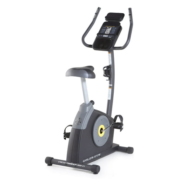 Gold s Gym Cycle Trainer 300 Ci Upright Exercise Bike iFit Compatible Walmart Business Supplies