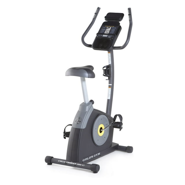 Gold's Gym Cycle Trainer 300 Ci Upright Exercise Bike - iFit Compatible