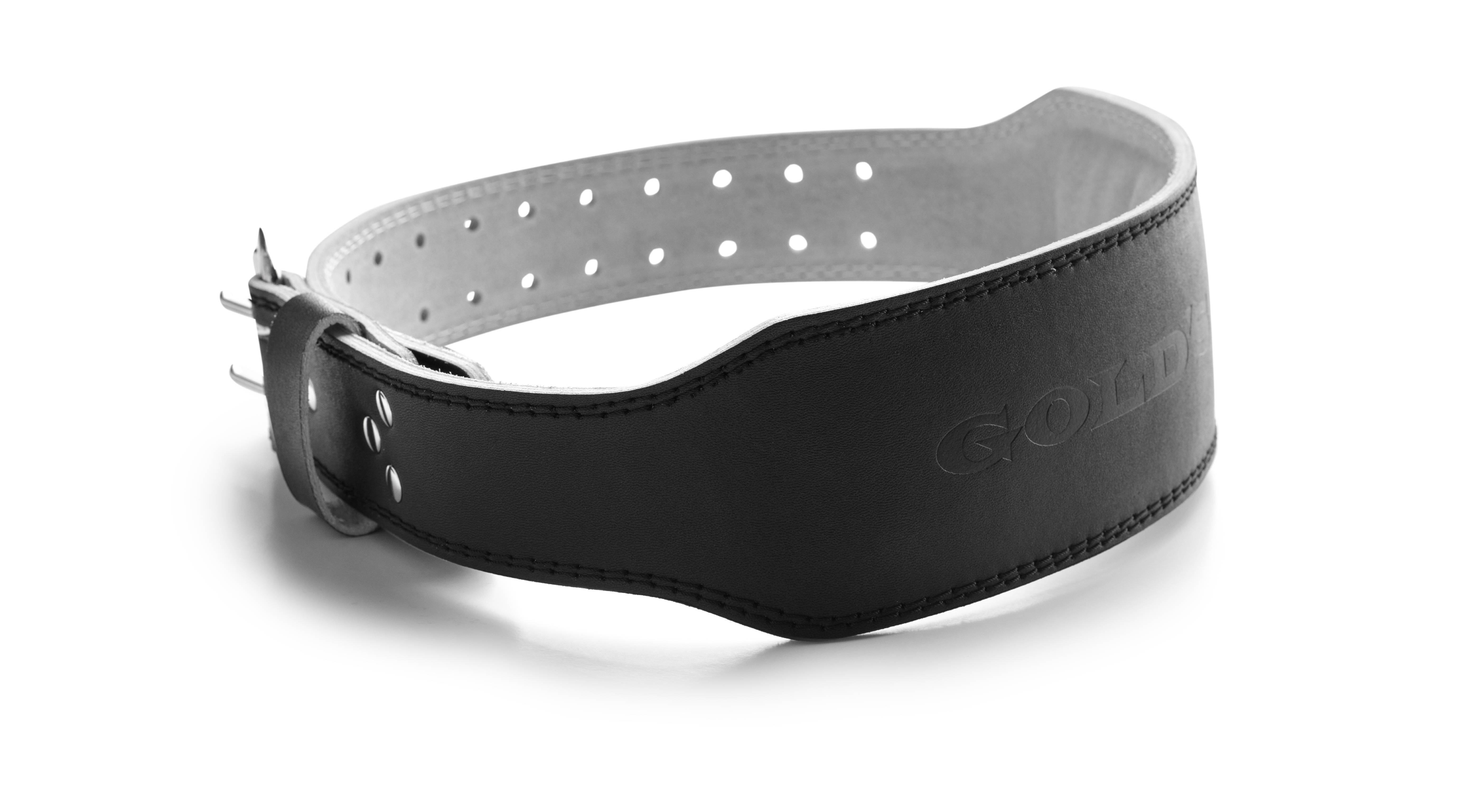 Gold's Gym Leather Weight Lifting Belt with Padded Back Support